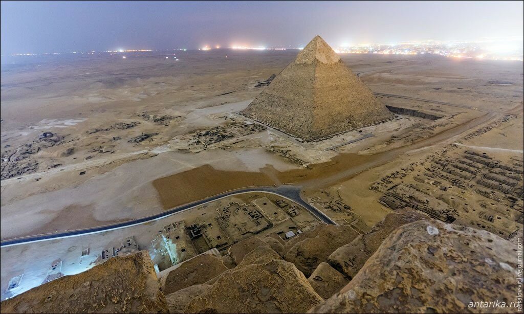 Каир и пирамиды в Гизе